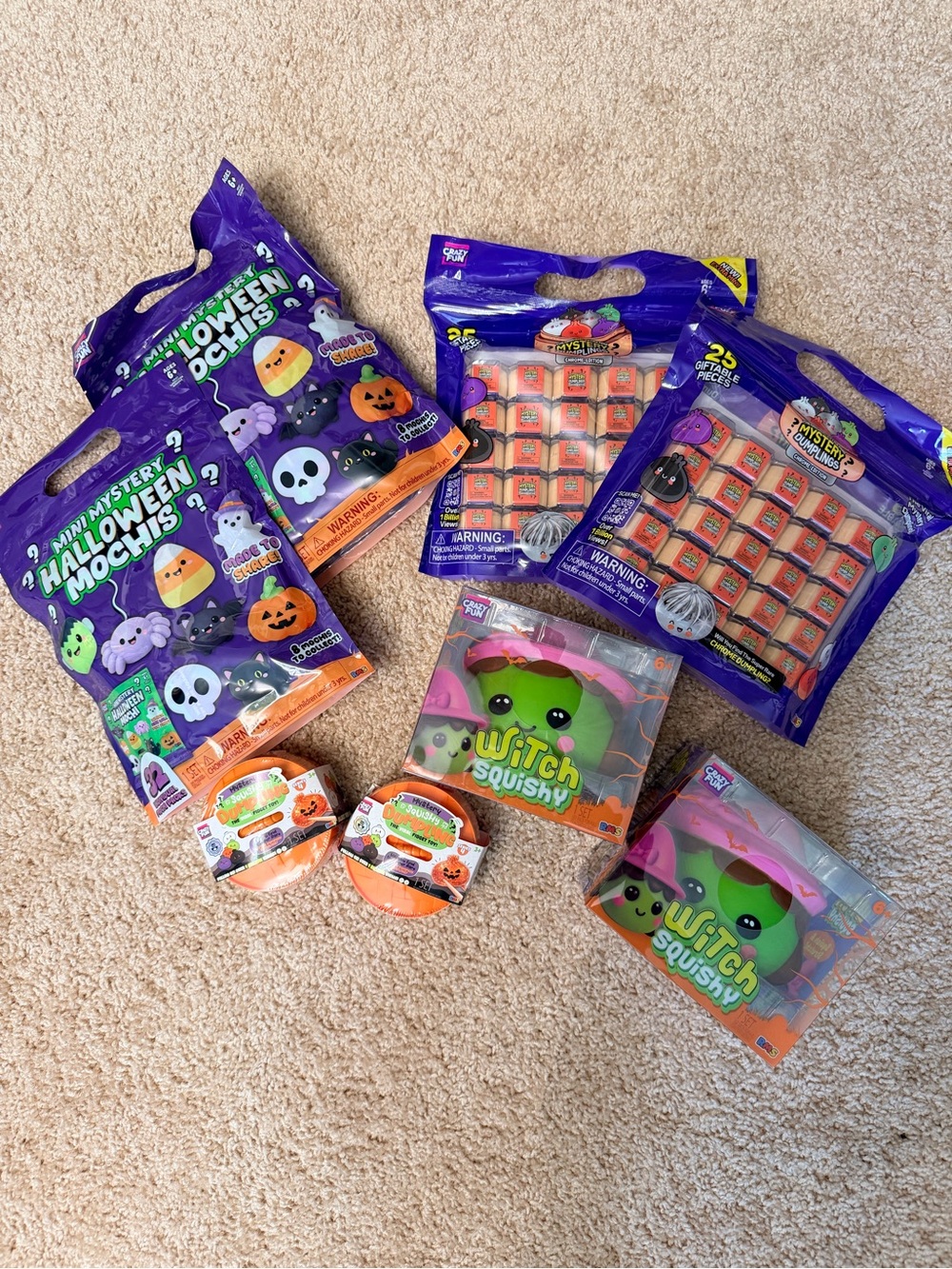 RMS Halloween Haul! Witch Squishy, Chrome Dumplings, Mystery Mochi & Dumplings